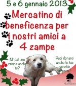 Dai una zampa anche tu: partecipa al mercatino di beneficenza!