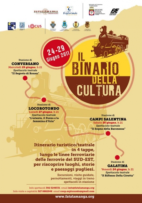 "Il binario della cultura" da Galatina a Conversano a bordo...