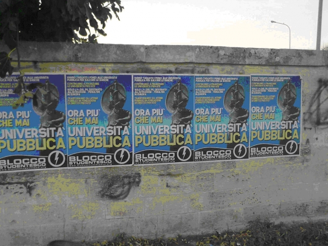 UdU: atti di inciviltà sulle strutture dell'Università da parte di...