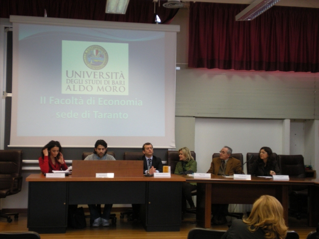 Un meeting alla Facoltà di Economia a Taranto per favorire l'Offerta...