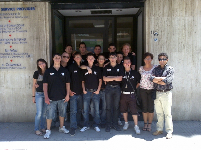 Gli studenti del Fermi in stage presso la Clio di Lecce
