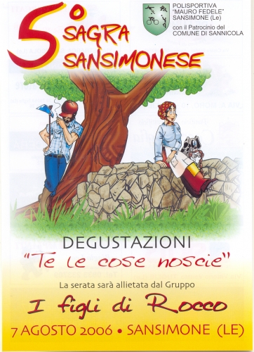 Quinta sagra sansimonese, degustazioni "Te le cose noscie"