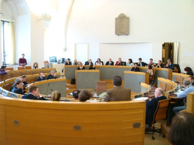 Gli amministratori di Specchia a Perugia per non dimenticare Sonia...