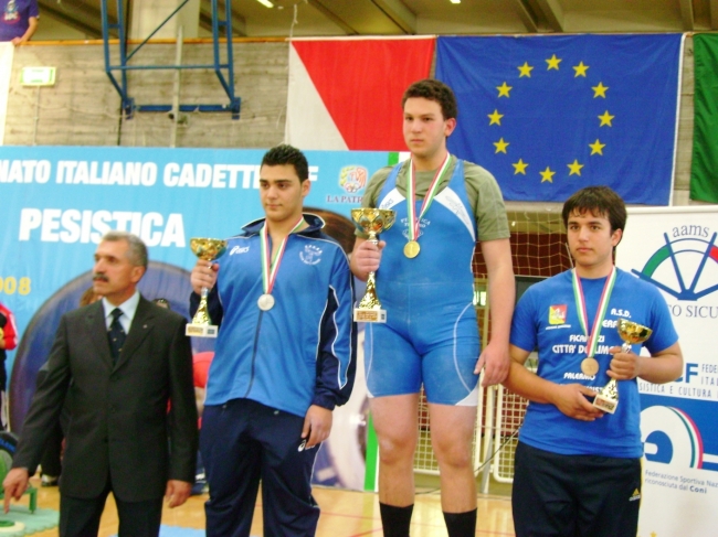 Pesisti salentini d'oro a Modena