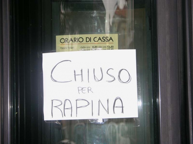 Rapine in banca, in Puglia sta diventando un'emergenza: rivedere i...