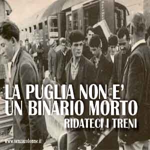 Striscione sulla facciata della Presidenza: "La Puglia non è un...