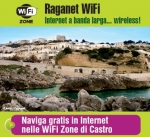 A Castro e S. Maria di Leuca Internet è gratis con Raganet WiFi